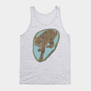 Paper craft bobcat Tank Top